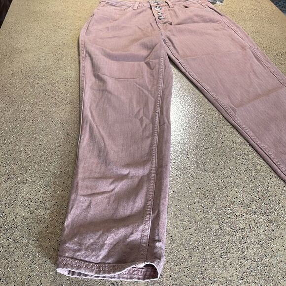 NEW Straight Leg Pants w Exposed Button Fly sz 4 - Picture 4 of 16